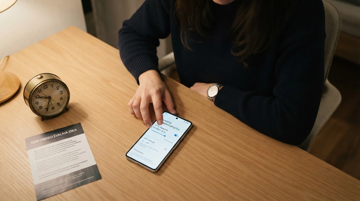 Zestawienie symboli odpowiedzialnej gry: ikona limitu czasu, znak 18+, przycisk samowykluczenia i słuchawka telefonu zaufania